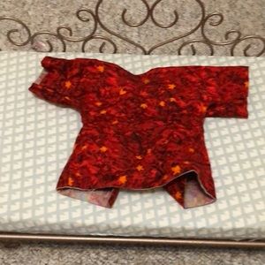 American girl doll reversible shirt  for 18 inch